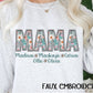 Faux Embroidery Mama, Aunt, Grandma, Etc. with Kids names