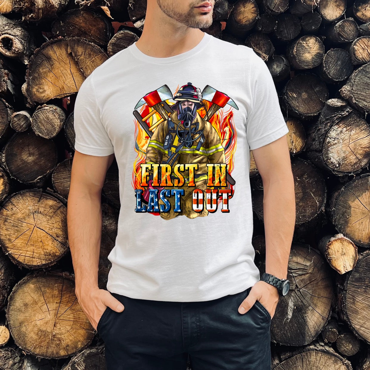 FIREFIGHTER - DTF TRANSFER