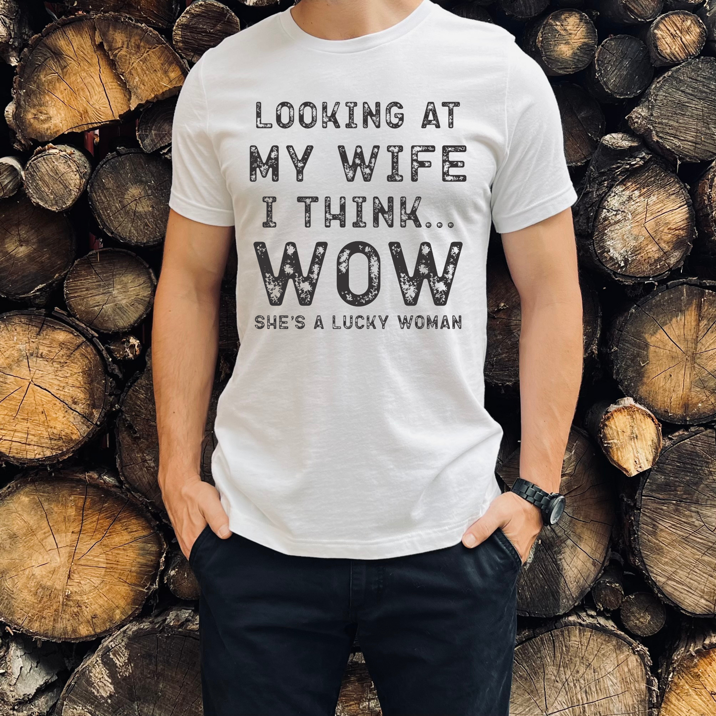 Looking at my wife