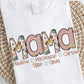 Boho Spring Mama, Aunt, Grandma, etc. with kids names tee